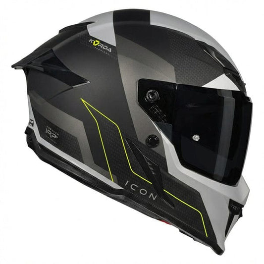 Destination Moto Korda Icon NYX Matt Black Grey Helmet