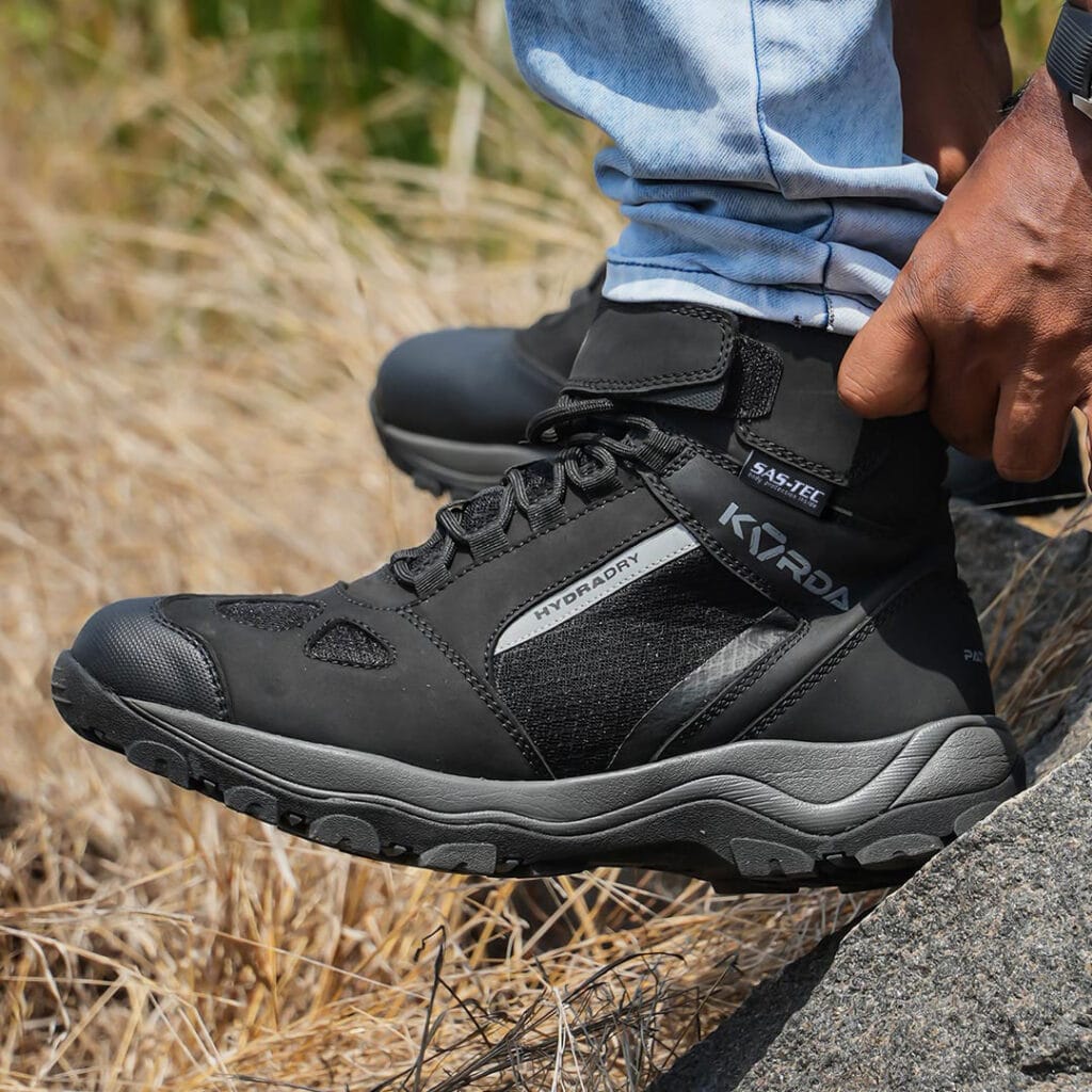 Destination Moto Korda Pathfinder Riding Boots With Sas-Tec