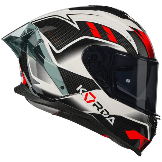 Destination Moto Korda Shockwave Haka Gloss Red Helmet