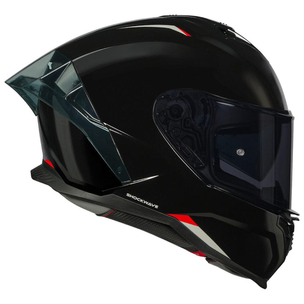Destination Moto KORDA SHOCKWAVE SOLID GLOSS BLACK HELMET