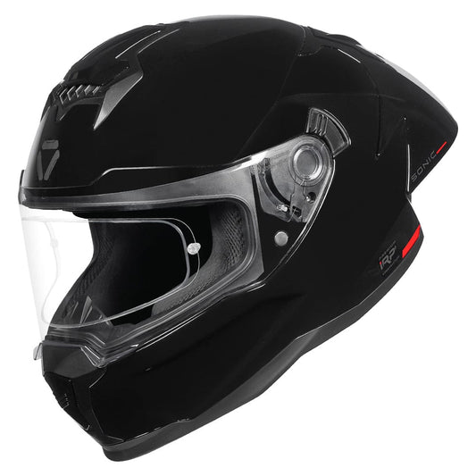 Destination Moto Korda Sonic GP Solid Gloss Black Helmet