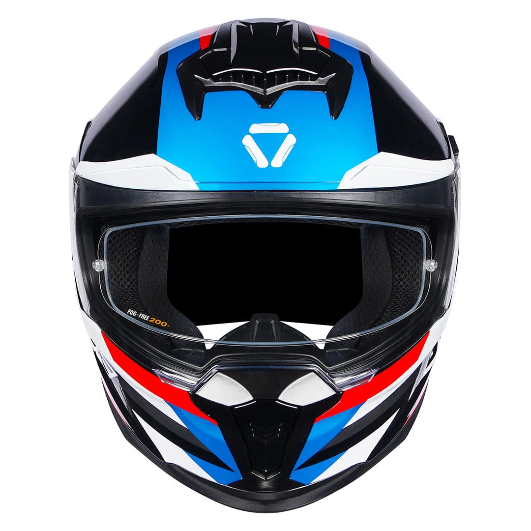 Destination Moto Korda Sonic Moze Gloss Blue Red Helmet