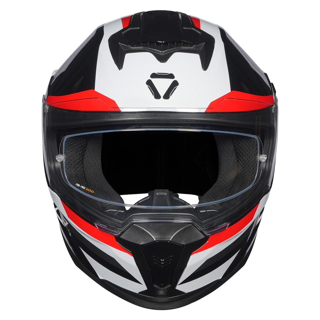 Destination Moto Korda Sonic Moze Gloss White & Red Helmet