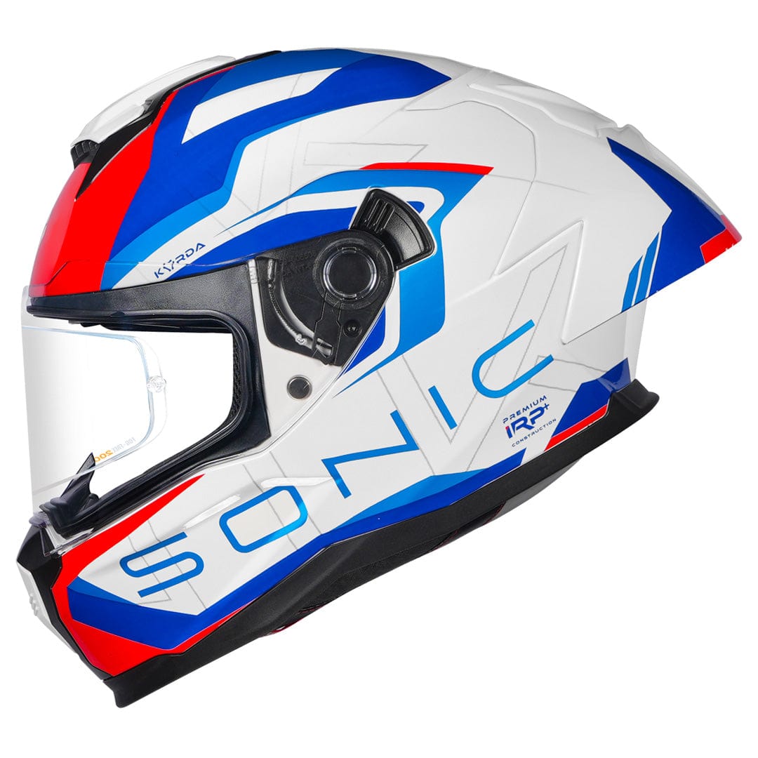 Destination Moto Korda Sonic Roadlion Gloss Red Blue Helmet
