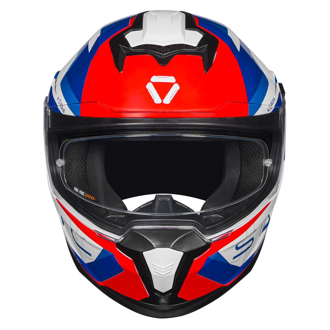 Destination Moto Korda Sonic Roadlion Gloss Red Blue Helmet
