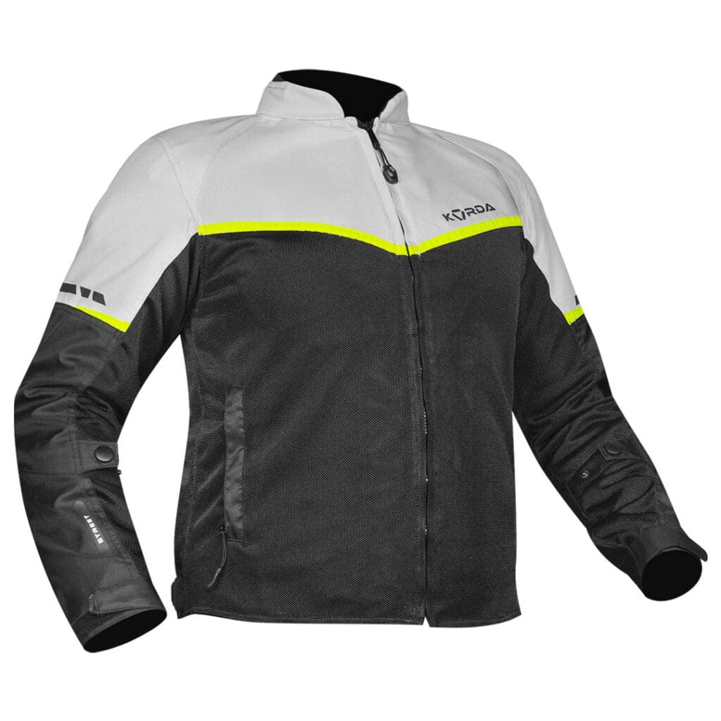 Destination Moto Korda Street Riding Jacket Grey Yellow