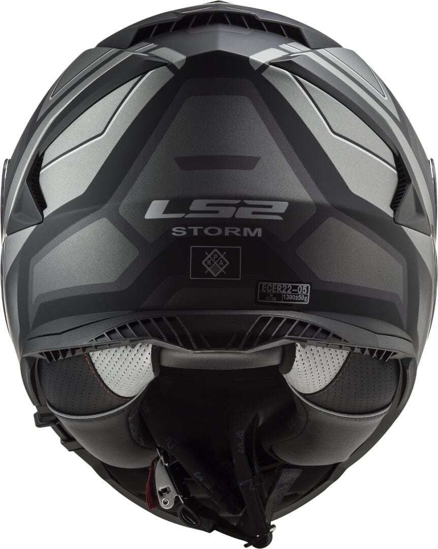Destination Moto LS2 FF800 Storm Faster Titanium Matt Black Grey Helmet