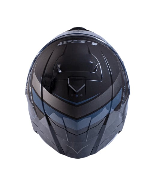 Destination Moto LS2 FF800 Storm II Fist Gloss Black Grey Helmet