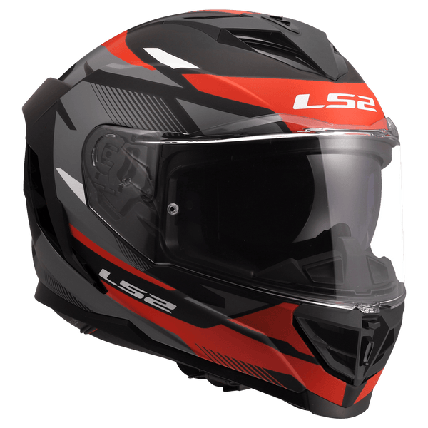 Destination Moto LS2 FF818 STORM III KOMAI BLACK RED HELMET