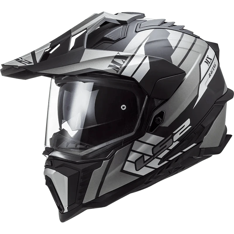 Destination Moto LS2 MX701 EXPLORER ATLANTIS MATT TITANIUM HELMET