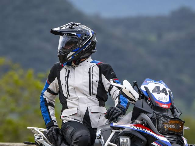 Destination Moto LS2 NARVIK RIDING JACKET BLUE BLACK GREY RED
