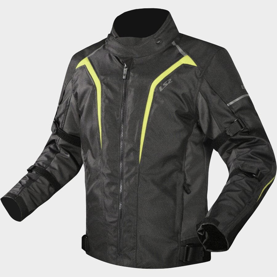 Destination Moto LS2 SEPANG RIDING JACKET BLACK HI VIZ