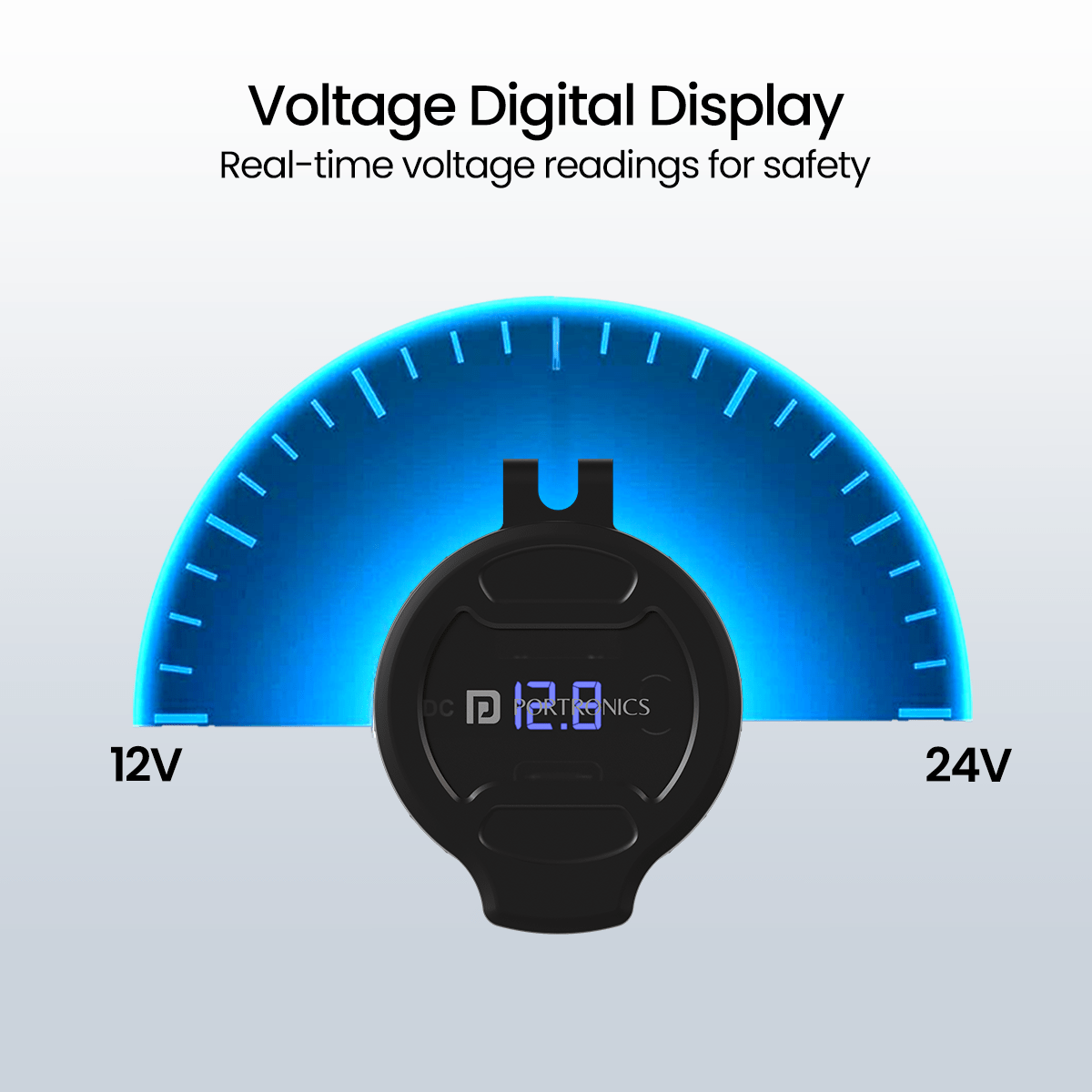 Destination Moto Portronics Spark Motorcycle Mobile Charger