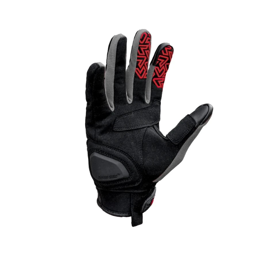 Destination Moto Raida Drift Motorcycle Gloves | Black Red