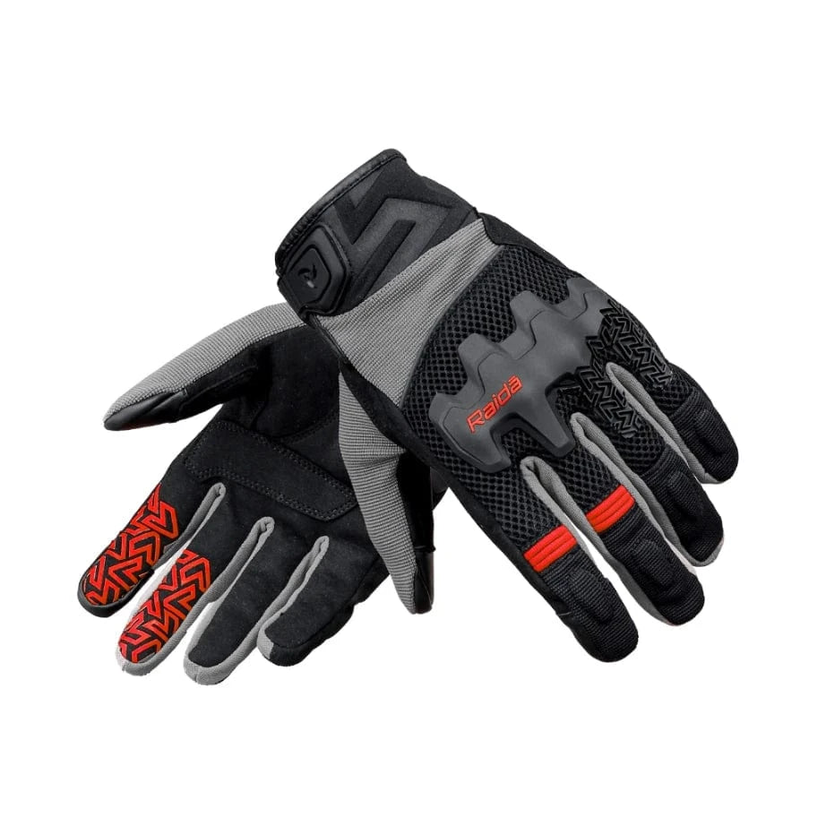 Destination Moto Raida Drift Motorcycle Gloves | Black Red