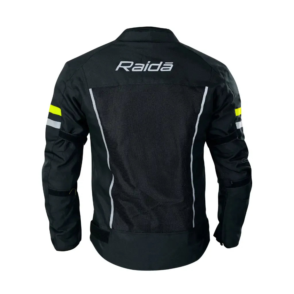 Destination Moto Raida Tourer Riding Jacket | Black Hi-Viz