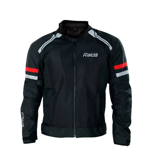 Destination Moto Raida Tourer Riding Jacket | Black Red