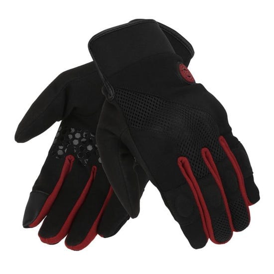 Destination Moto Royal Enfield Street Ace Gloves (Black Red)