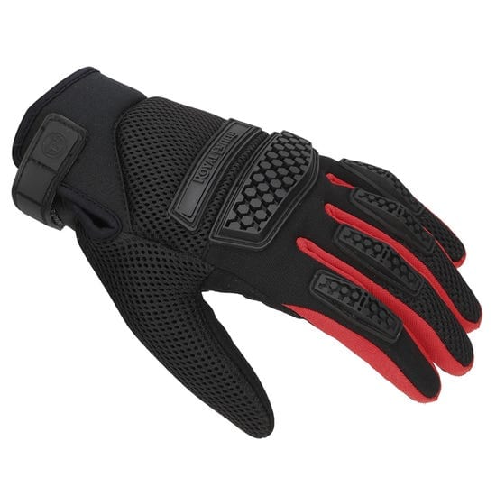 Destination Moto Royal Enfield Urban Hustler Gloves (Red Black)