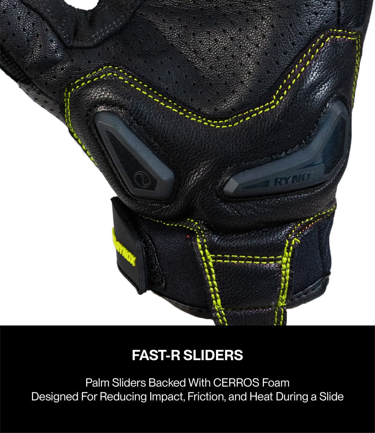 Destination Moto Rynox Air GT 2 Gloves Black Neon