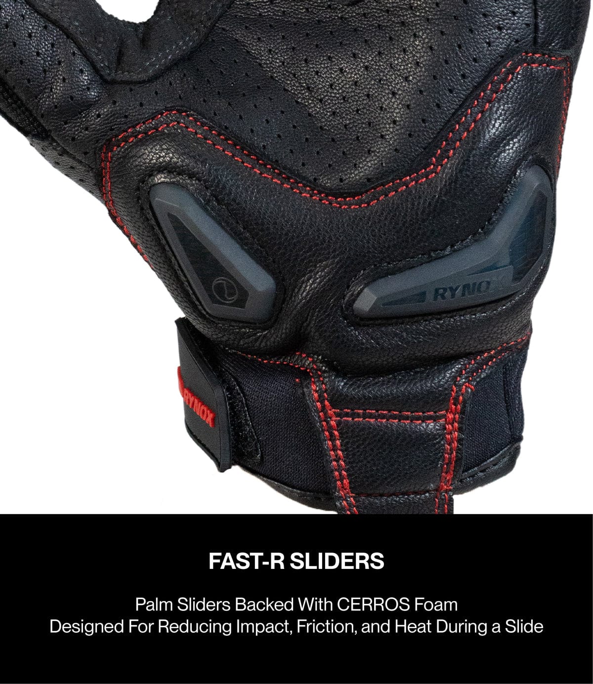 Destination Moto Rynox Air GT 2 Gloves Black Red