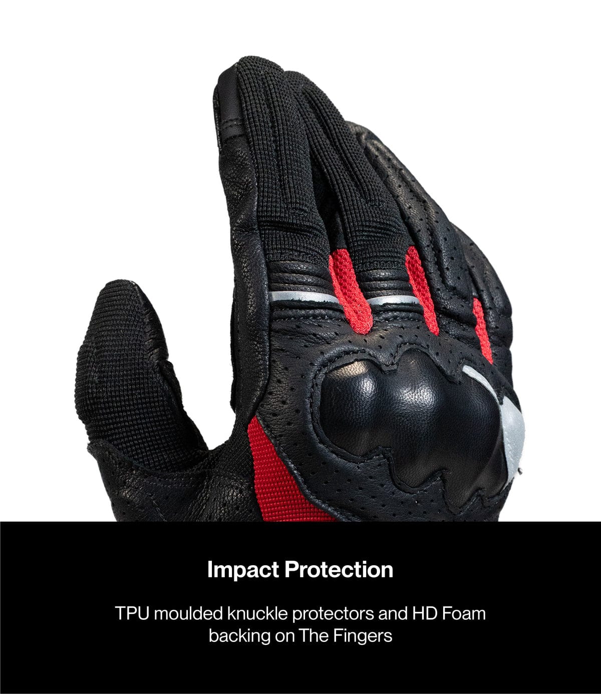 Destination Moto Rynox Air GT 2 Gloves Black Red