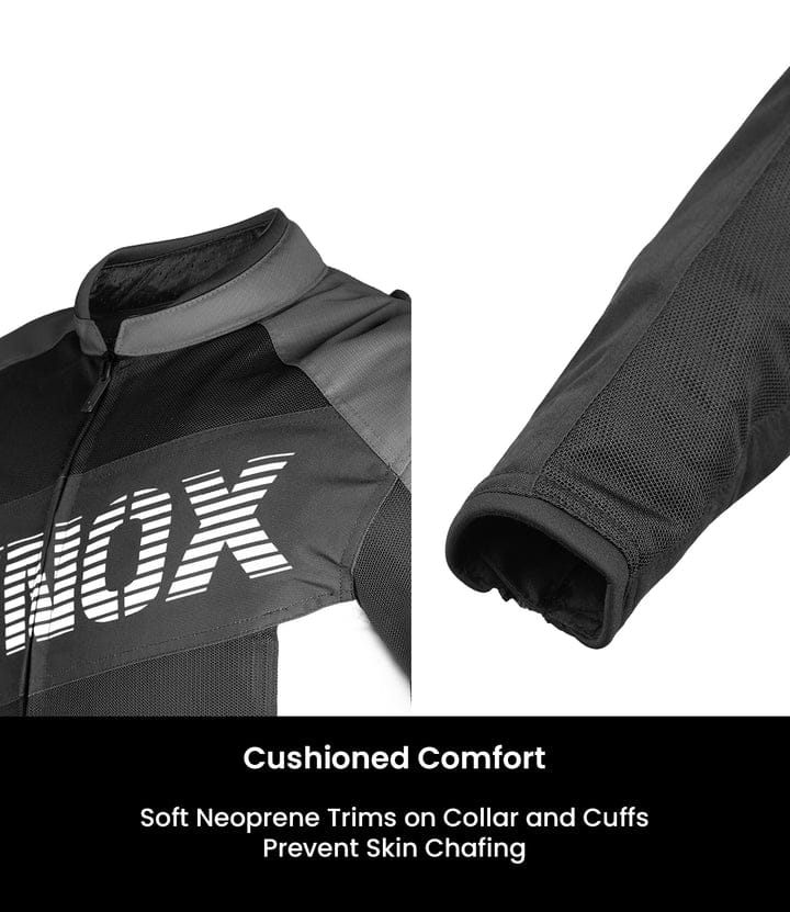 Destination Moto Rynox Delta GT Riding Jacket Black Grey