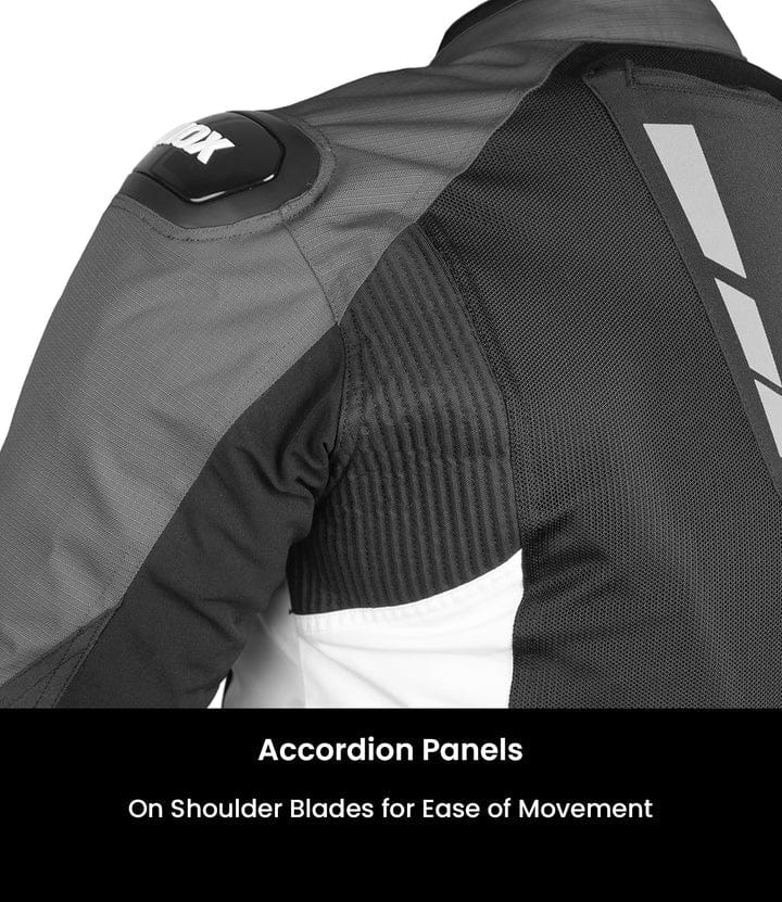 Destination Moto Rynox Delta GT Riding Jacket Black Grey