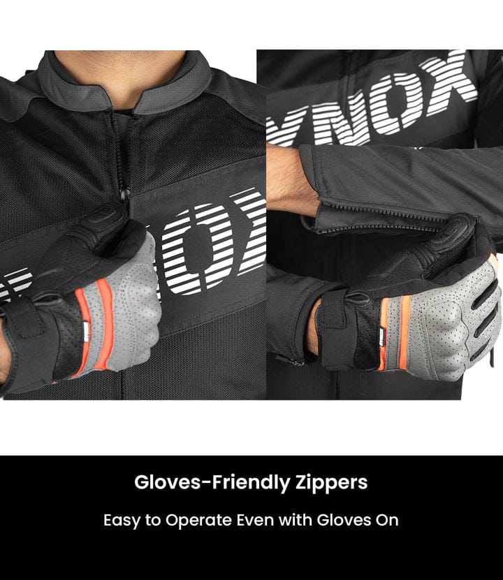 Destination Moto Rynox Delta GT Riding Jacket Black Grey