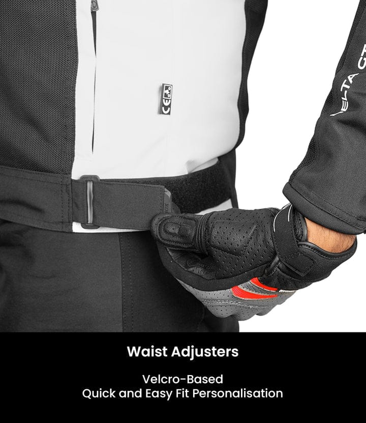 Destination Moto Rynox Delta GT Riding Jacket Black Grey