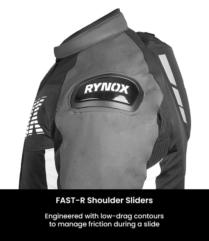 Destination Moto Rynox Delta GT Riding Jacket Black Grey