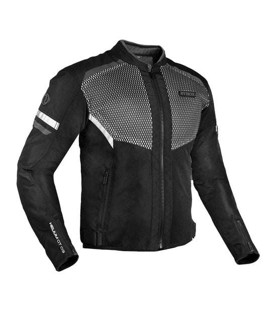 Destination Moto RYNOX HELIUM GT 3 RIDING JACKET BLACK GREY