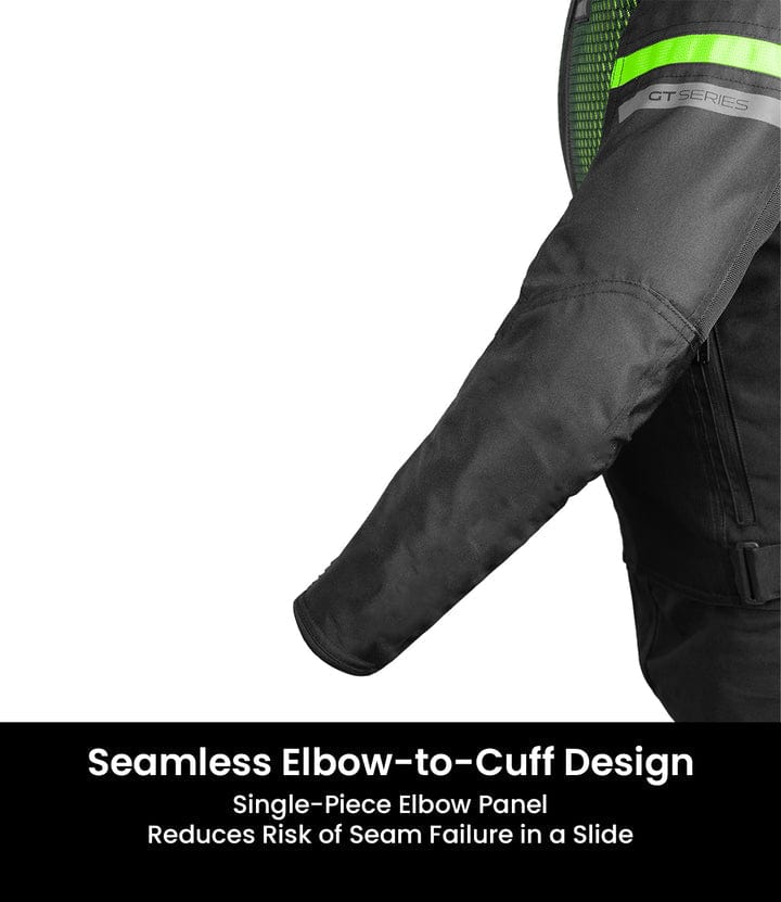 Destination Moto RYNOX HELIUM GT 3 RIDING JACKET BLACK HI VIZ