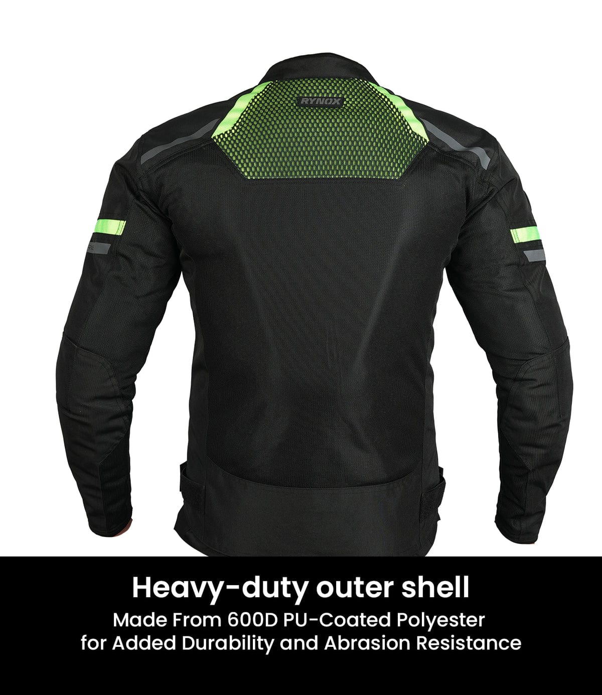 Destination Moto RYNOX HELIUM GT 3 RIDING JACKET BLACK HI VIZ
