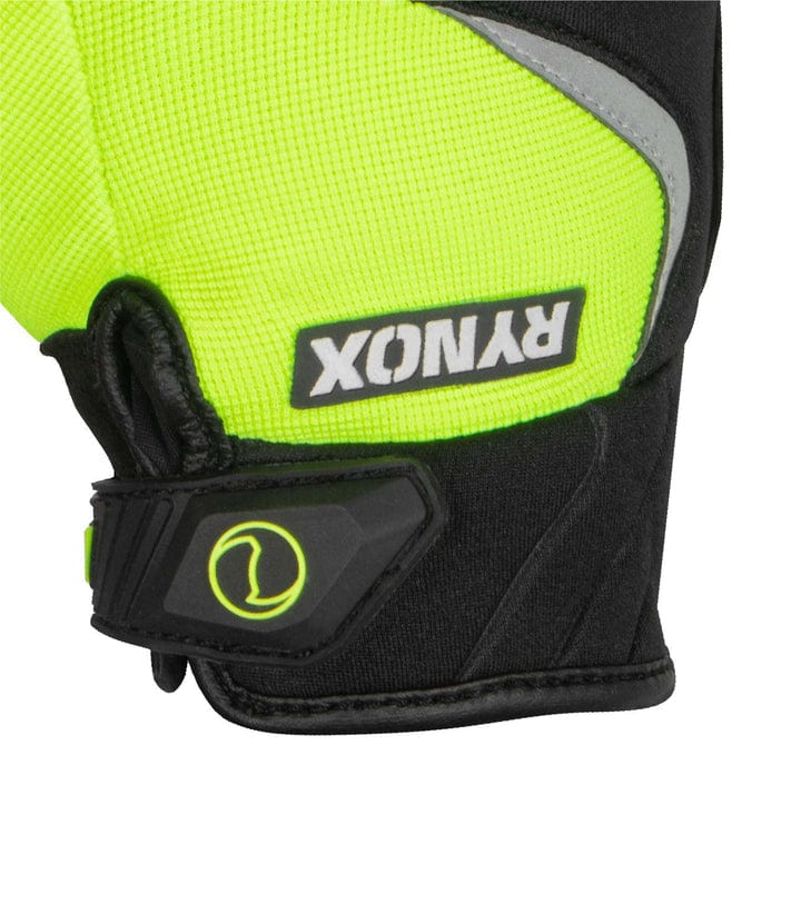 Destination Moto Rynox Helium GT Gloves (Black Hi Viz Green)