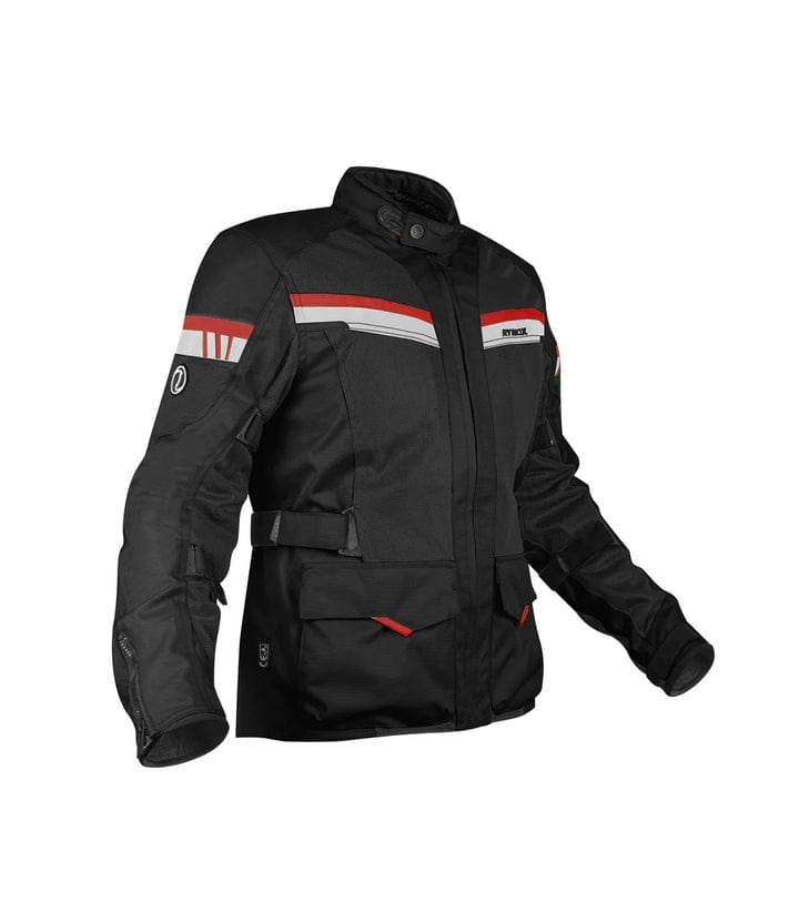 Destination Moto Rynox Stealth Air Pro Riding Jacket (Black Red)