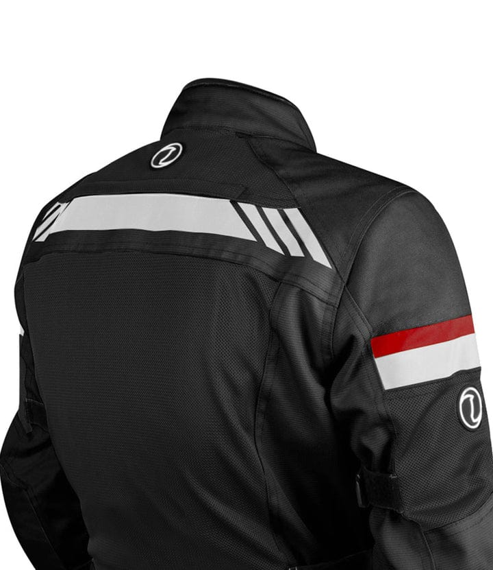 Destination Moto Rynox Stealth Air Pro Riding Jacket (Black Red)