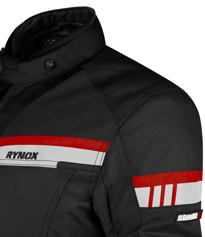 Destination Moto Rynox Stealth Air Pro Riding Jacket (Black Red)