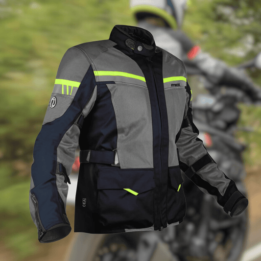 Destination Moto Rynox Stealth Air Pro Riding Jacket (Blue Grey)