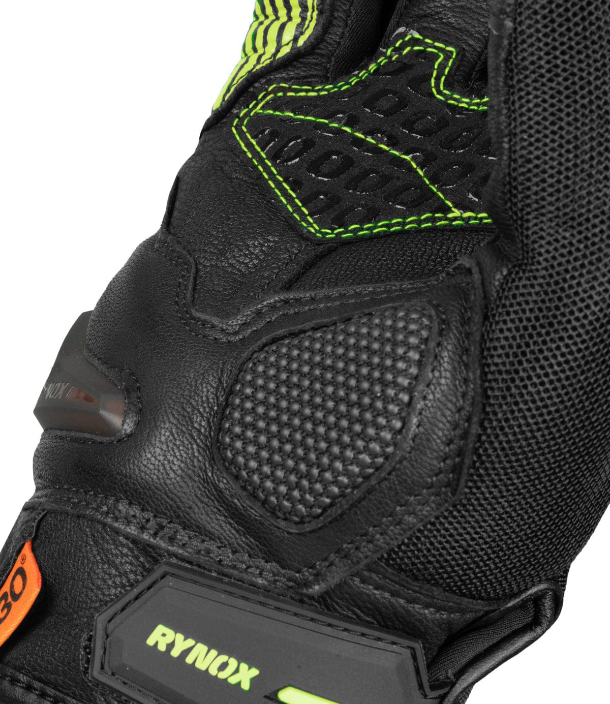 Destination Moto Rynox Tornado Pro 4 Gloves Black Hi-Viz Green