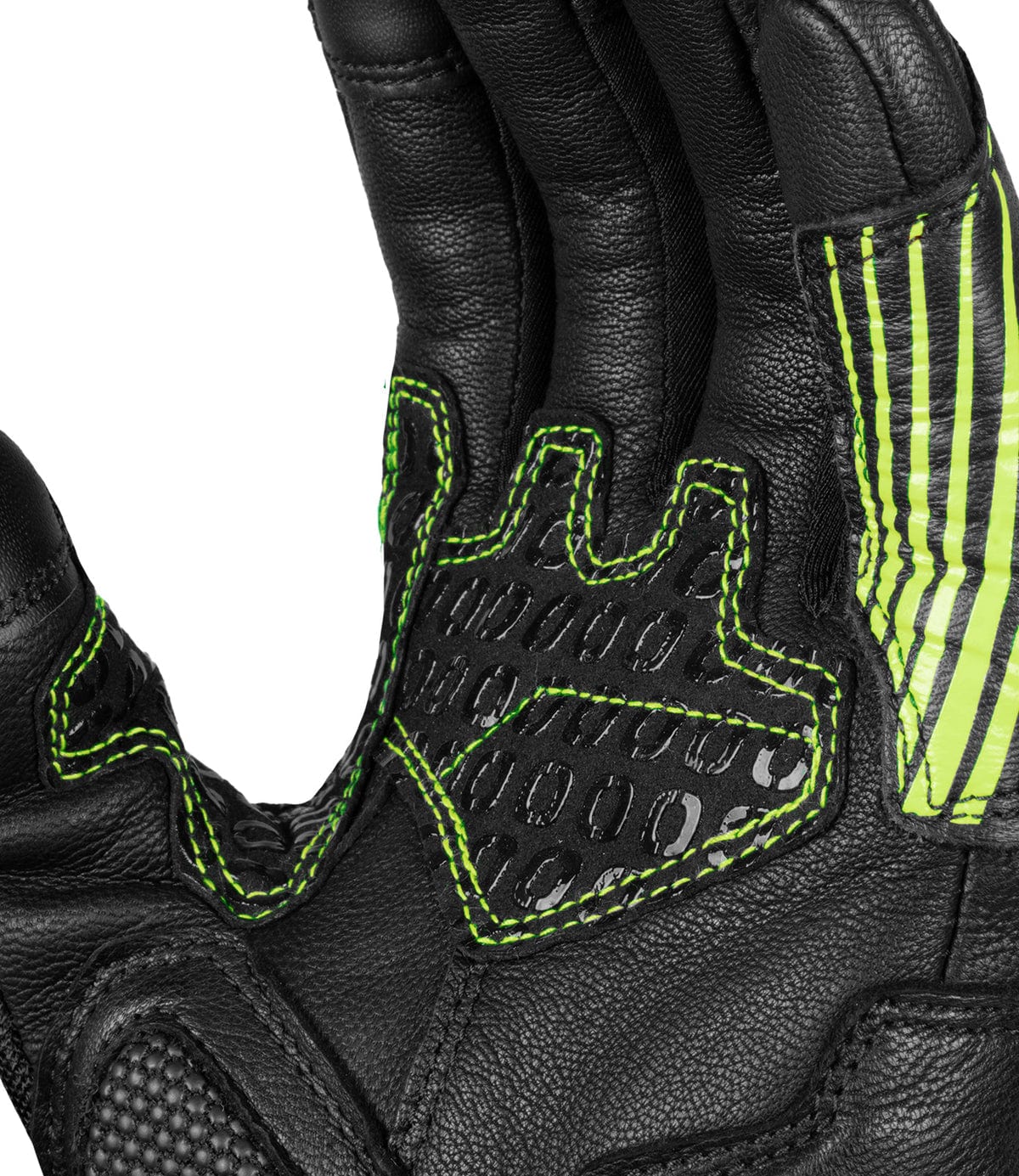 Destination Moto Rynox Tornado Pro 4 Gloves Black Hi-Viz Green