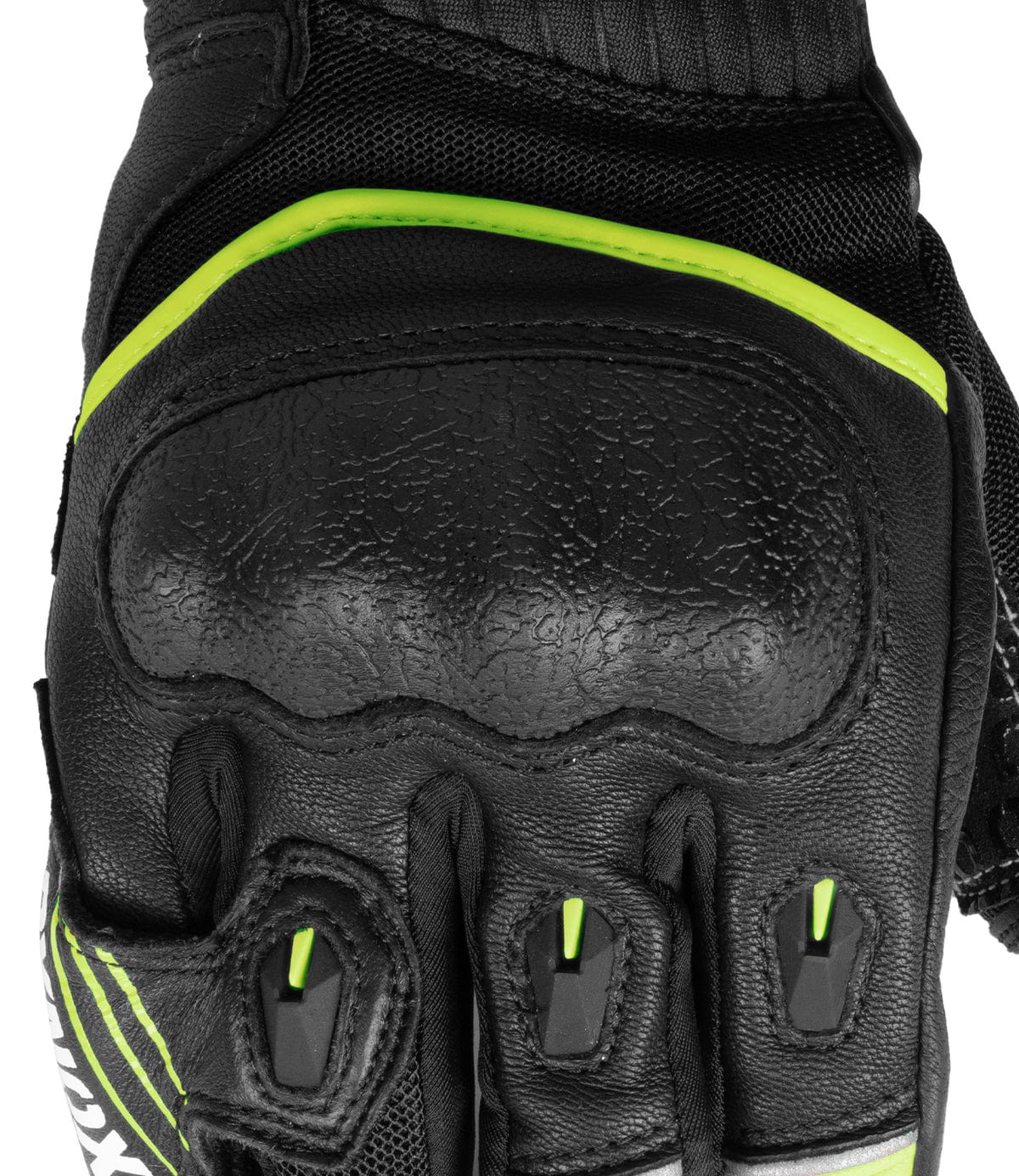 Destination Moto Rynox Tornado Pro 4 Gloves Black Hi-Viz Green