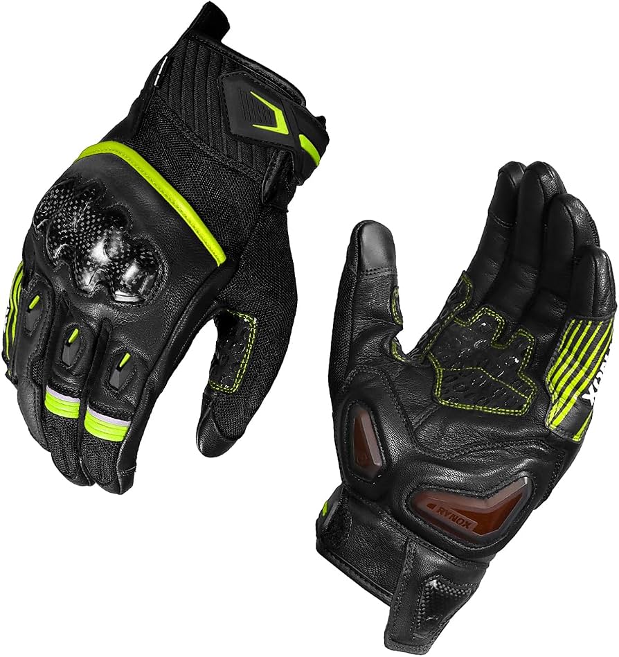 Destination Moto Rynox Tornado Pro 5 Gloves Black Green