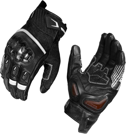 Destination Moto Rynox Tornado Pro 5 Gloves Black White