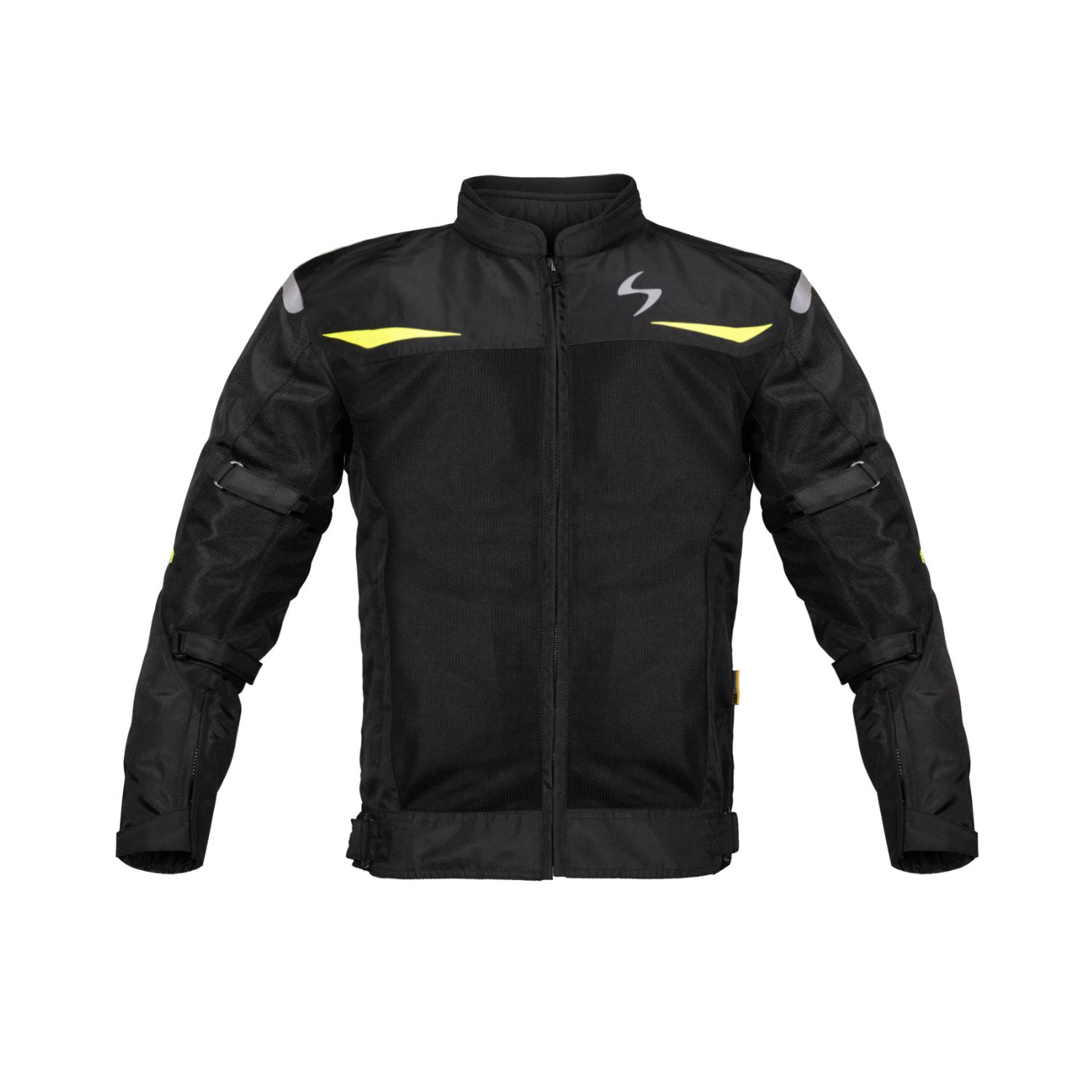 Destination Moto Scala Blaze Riding Jacket Black Neon