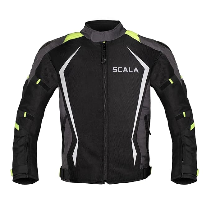 Scala Brave Riding Jacket Black Neon – Destination Moto