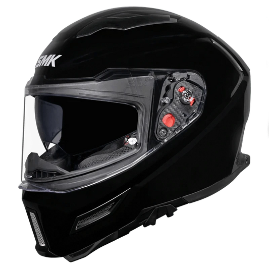 Destination Moto SMK Agnar Solid Gloss Black Helmet GL200