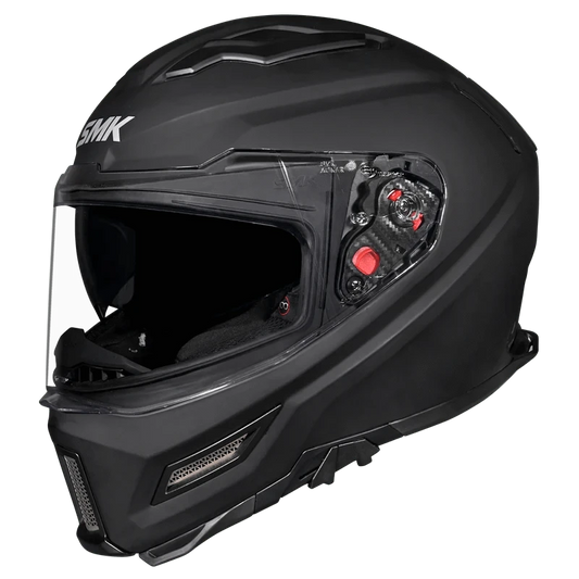 Destination Moto SMK Agnar Solid Matt Black Helmet MA200