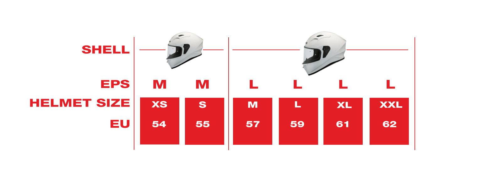 agv helmet size guide SMK Stellar K Power Gloss Black Blue Neon GL245 Helmet – Destination Moto
