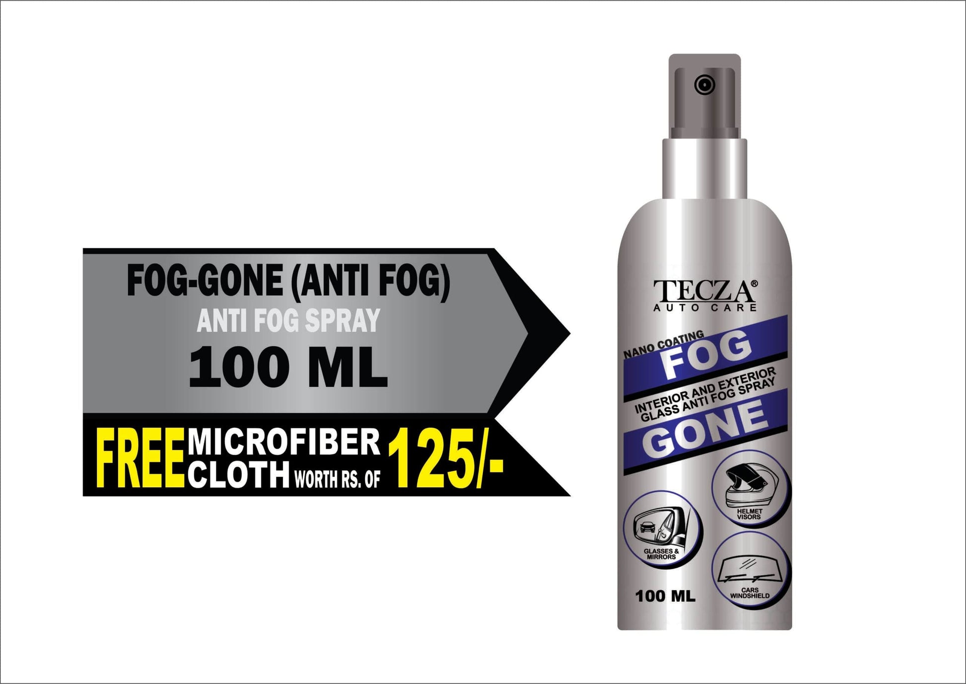 Destination Moto TECZA FOG GONE ANTI FOG 100ML